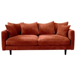 Fabrique de Styles Canapé fixe 4 places Marius - Effet Velours - Seven Turtle* Canapés Fixes