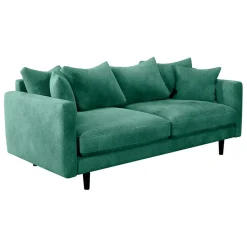 Fabrique de Styles Canapé fixe 4 places Marius - Effet Velours - Seven Turtle* Canapés Fixes