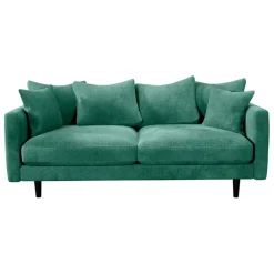 Fabrique de Styles Canapé fixe 4 places Marius - Effet Velours - Seven Turtle* Canapés Fixes