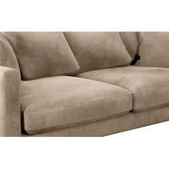 Fabrique de Styles Canapé fixe 4 places Marius - Effet Velours - Seven Turtle* Canapés Fixes