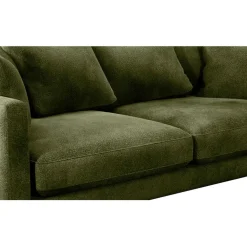Fabrique de Styles Canapé fixe 4 places Marius - Effet Velours - Seven Turtle* Canapés Fixes