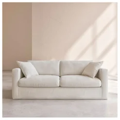 Fabrique de Styles Canape 3 places déhoussable en tissu - Graff* Canapés Fixes