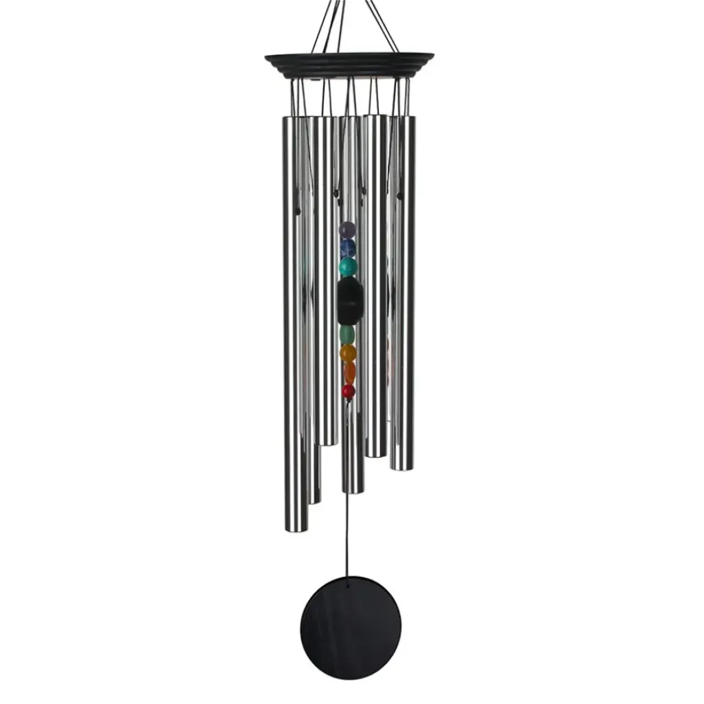 Fabrique de Styles Carillon à vent 7 chakras h44cm* Méditation Et Yoga