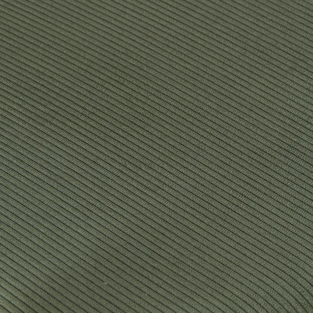 Fabrique de Styles Chaise avec accoudoirs en velours côtelé vert sapin - Aston* Chaises