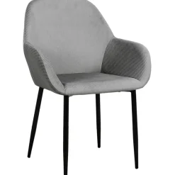 Fabrique de Styles Chaise avec accoudoirs en velours côtelé - Julia* Chaises