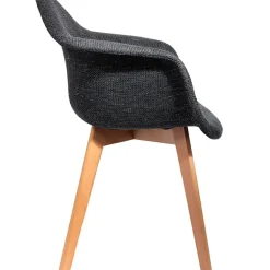 Fabrique de Styles Chaise avec accoudoirs en tissu grosse maille - Scarlett* Chaises