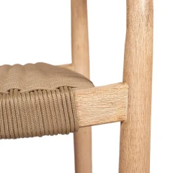 Fabrique de Styles Chaise avec accoudoirs en bois d'eucalyptus sable - Anam* Chaises