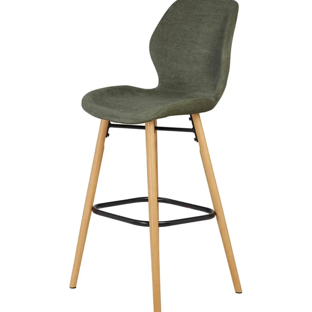 Fabrique de Styles Chaise de bar en tissu soft touch bouteille h65cm - Keri* Tabourets Et Chaises De Bar