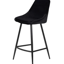 Fabrique de Styles Chaise de bar en velours côtelé h67cm - Ben* Tabourets Et Chaises De Bar