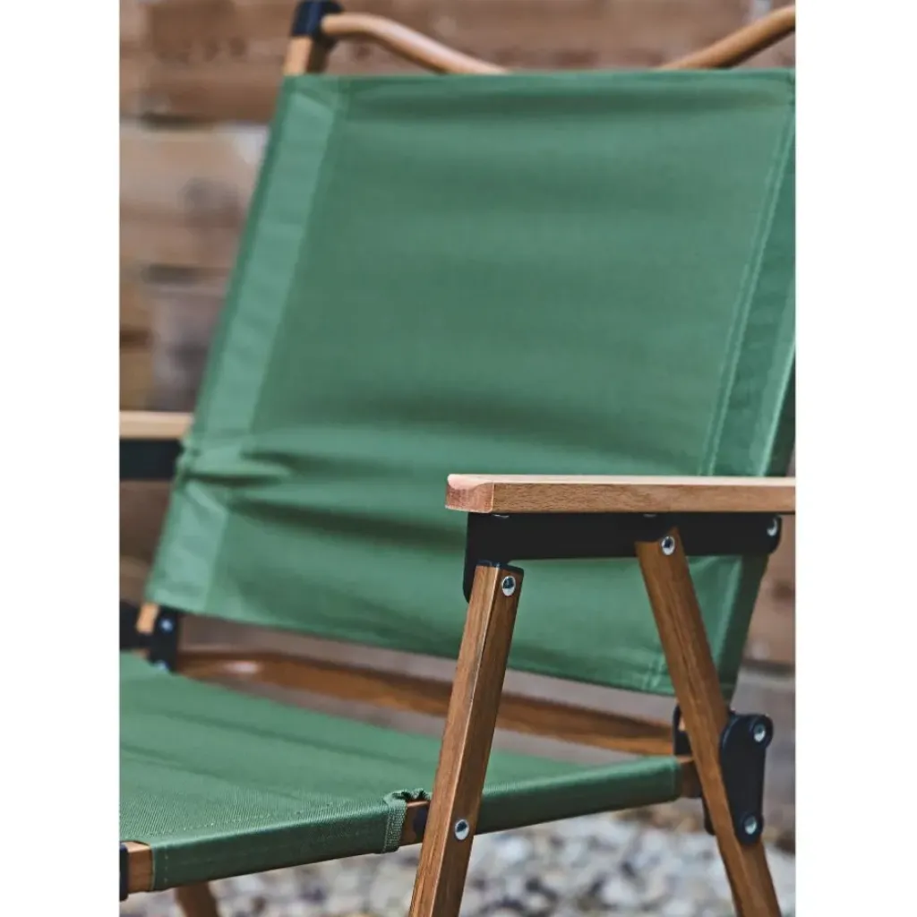 Fabrique de Styles Chaise de jardin pliante en bois de hêtre et tissu - Mariposa*Enfant Chaises, Fauteuils|Jardin