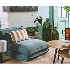 Fabrique de Styles Chauffeuse en tissu côtelé - Tessia* Fauteuils