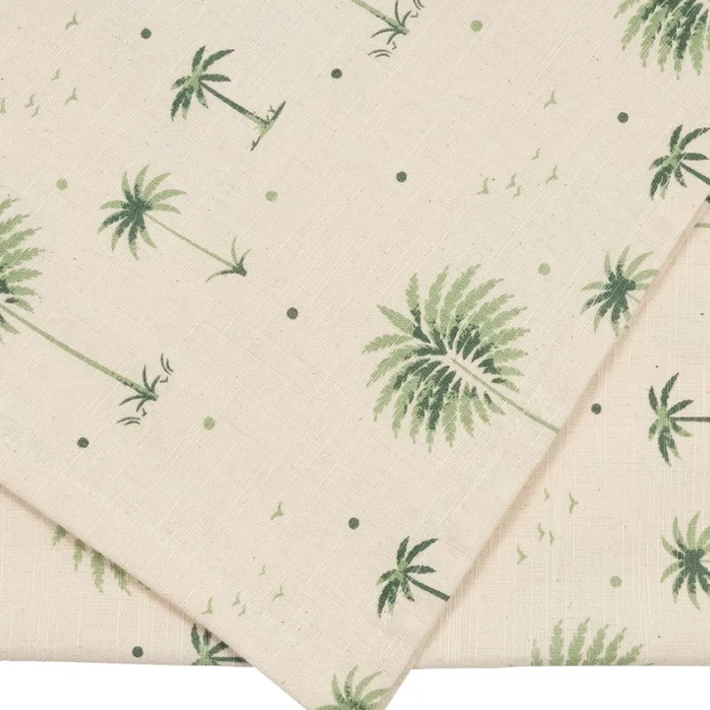 Fabrique de Styles Chemin de table en coton écru et 160x50cm - Paya* Chemins De Table