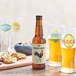 Fabrique de Styles Coffret de 4 chopes de biere 50cl en verre* Verres À Alcool