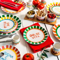 Fabrique de Styles Coffret de 4 tasses à café en porcelaine 15cl - Dolce Vita* Tasses Et Mugs