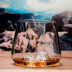 Fabrique de Styles Coffret de 2 verres Grand Canyon et Mont Matterhorn - Topographic* Verres À Alcool