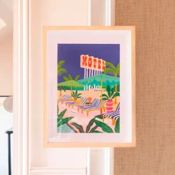 Fabrique de Styles Coffret peinture au numéro - the motel pool* Loisirs Créatifs