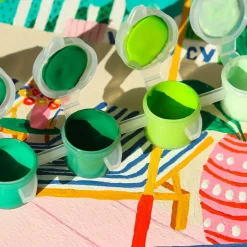 Fabrique de Styles Coffret peinture au numéro - the motel pool* Loisirs Créatifs