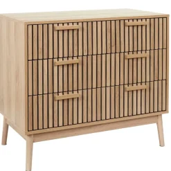 Fabrique de Styles Commode 3 tiroirs en pin naturel - Kara* Commodes