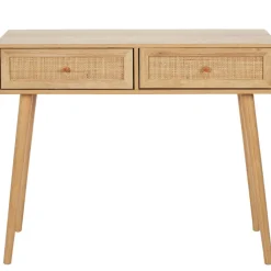 Fabrique de Styles Console 2 tiroirs en bois naturel - Baia* Consoles