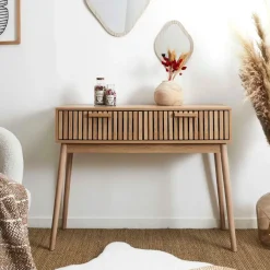 Fabrique de Styles Console en pin naturel - Kara* Consoles