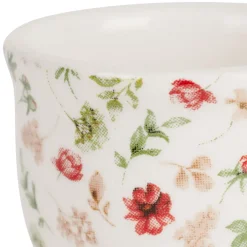 Fabrique de Styles Coquetier en faïence fleur - Collection* Accessoires De Table