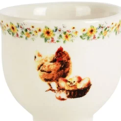 Fabrique de Styles Coquetier en faience basse-cour - Collection* Accessoires De Table