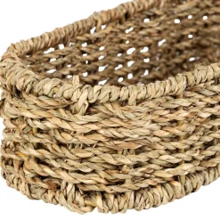 Fabrique de Styles Corbeille carotte en jonc de mer naturel 19x36cm - P'tit Légume* Paniers Et Corbeilles
