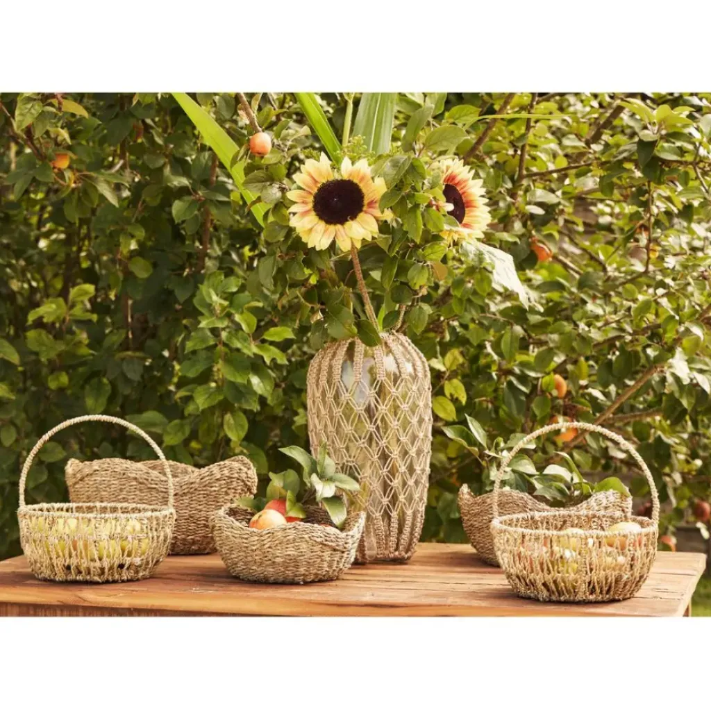 Fabrique de Styles Corbeille (x3) en jonc de mer - Recif* Paniers Et Corbeilles