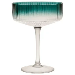 Fabrique de Styles Coupe champagne striée en verre - Funny* Coupes Et Flutes
