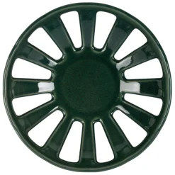 Fabrique de Styles Coupe en grès émeraude moucheté d28cm - Organic* Plats Et Saladiers