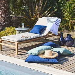 Fabrique de Styles Coussin en tissu 45x45cm - Bimini*Enfant Textiles Outdoor|Jardin