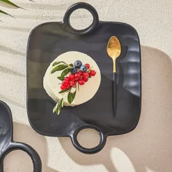 Fabrique de Styles Cuillère à café en inox or et noir - barisa* Couverts