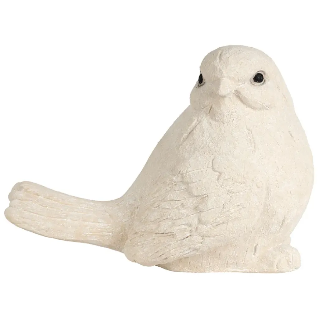 Fabrique de Styles Déco moineau en fibre écru* Petits Objets Déco
