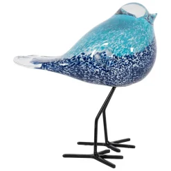 Fabrique de Styles Déco moineau en verre et fer - Serin* Petits Objets Déco
