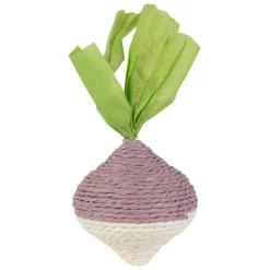 Fabrique de Styles Déco navet en corde mauve et vert - P'tit légume*Enfant Déco