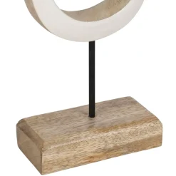 Fabrique de Styles Déco poussin en manguier et fer naturel et blanc - Floréal* Petits Objets Déco