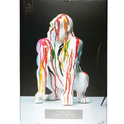 Fabrique de Styles Décoration gorille blanc rainbow* Petits Objets Déco