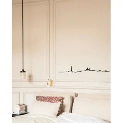 Fabrique de Styles Décoration murale ligne Paris 50cm* Déco À Suspendre Et Adhésive