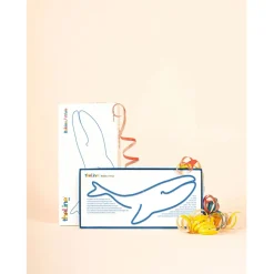 Fabrique de Styles Deco murale en acier 30x15cm - Baleine*Enfant Déco