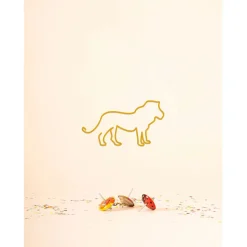 Fabrique de Styles Deco murale en acier 30x15cm - Lion*Enfant Déco