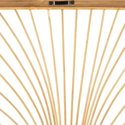 Fabrique de Styles Deco murale Palmier en bambou et rotin 43xh57.5cm - Flaural* Déco À Suspendre Et Adhésive