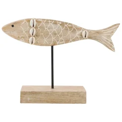 Fabrique de Styles Deco poisson un été à la mer en manguier et fer* Petits Objets Déco