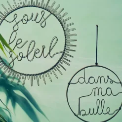 Fabrique de Styles Deco suspension bulle metal dore d25* Déco À Suspendre Et Adhésive