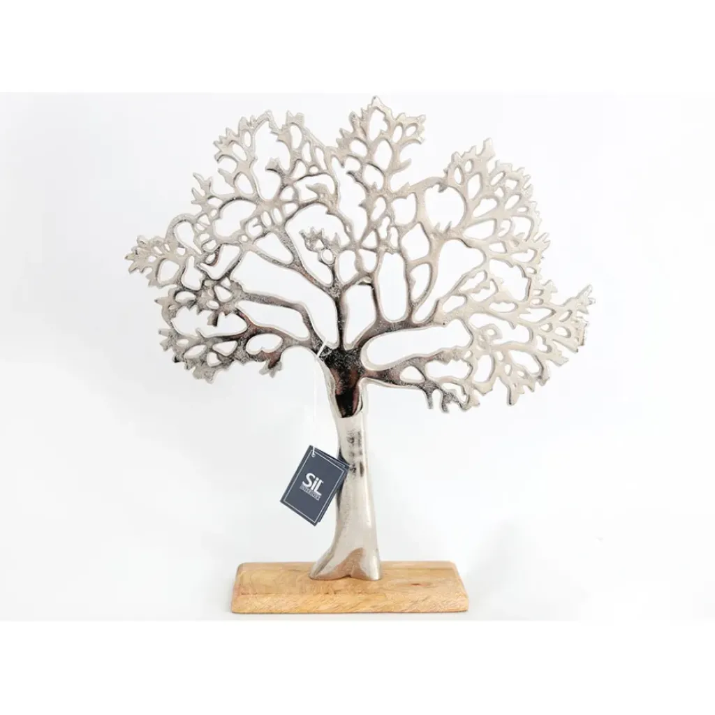 Fabrique de Styles Decoration arbre de vie argent et naturel h42cm* Petits Objets Déco