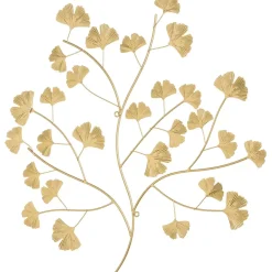 Fabrique de Styles Decoration murale feuille de ginkgo metal (53x56cm)* Déco À Suspendre Et Adhésive