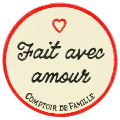 Fabrique de Styles Dessous de plat "fait avec amour" en fonte d24cm - Fontnel* Accessoires De Table