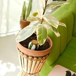 Fabrique de Styles Diffuseur d'eau en argile raye et blanc 25cl - Olla* Accessoires