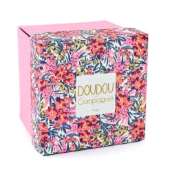 Fabrique de Styles Doudou Faon pantin avec mouchoir H12cm - Boh'Aime*Enfant Doudous Et Peluches