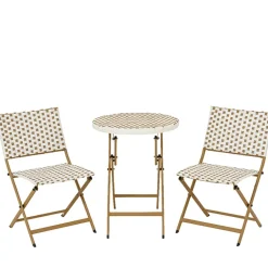 Fabrique de Styles Ensemble table et chaises de jardin en résine le - Bellano*Enfant Tables De Jardin|Jardin