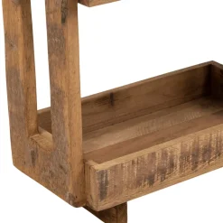 Fabrique de Styles Etagere 2 paniers en bois recyclé h65.5cm - Campagne* Bibliothèques Et Étagères